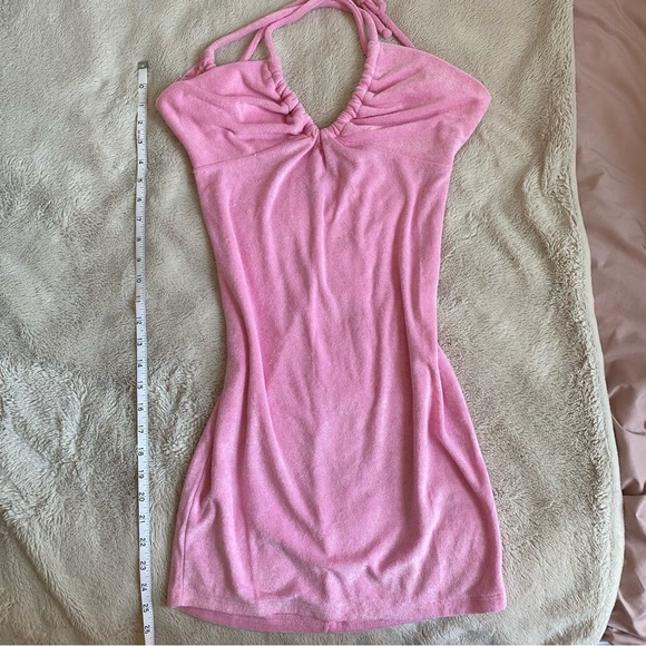 Pink Mini Dress / Swim Cover - Picture 5 of 6